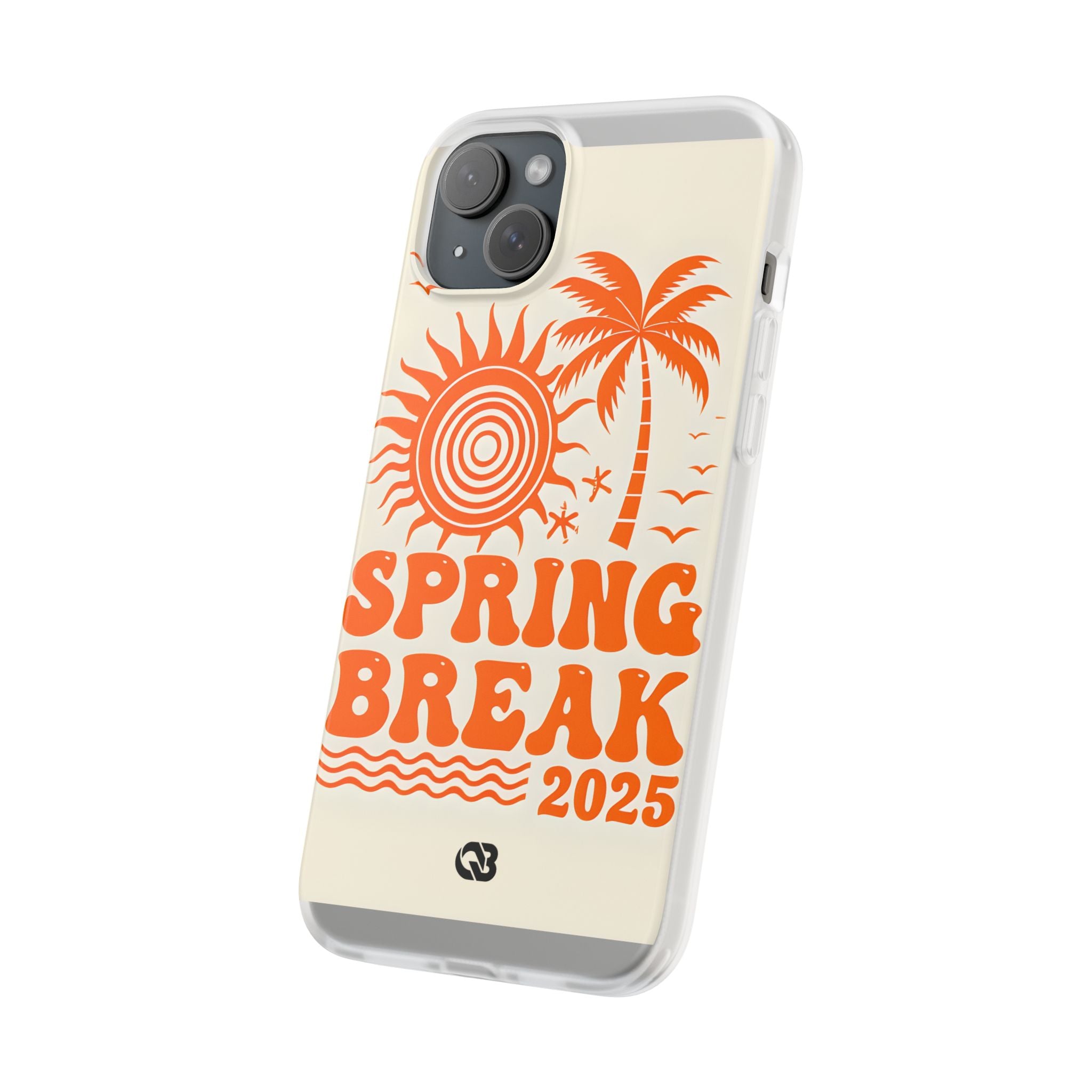 Retro Orange Tide · Soft Hoesje voor iPhone