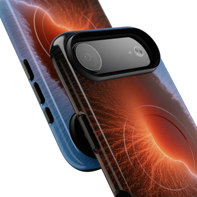 Thermal Aura Pulse · Tough 2.0 Magnetic Phone Case for iPhone · Blue