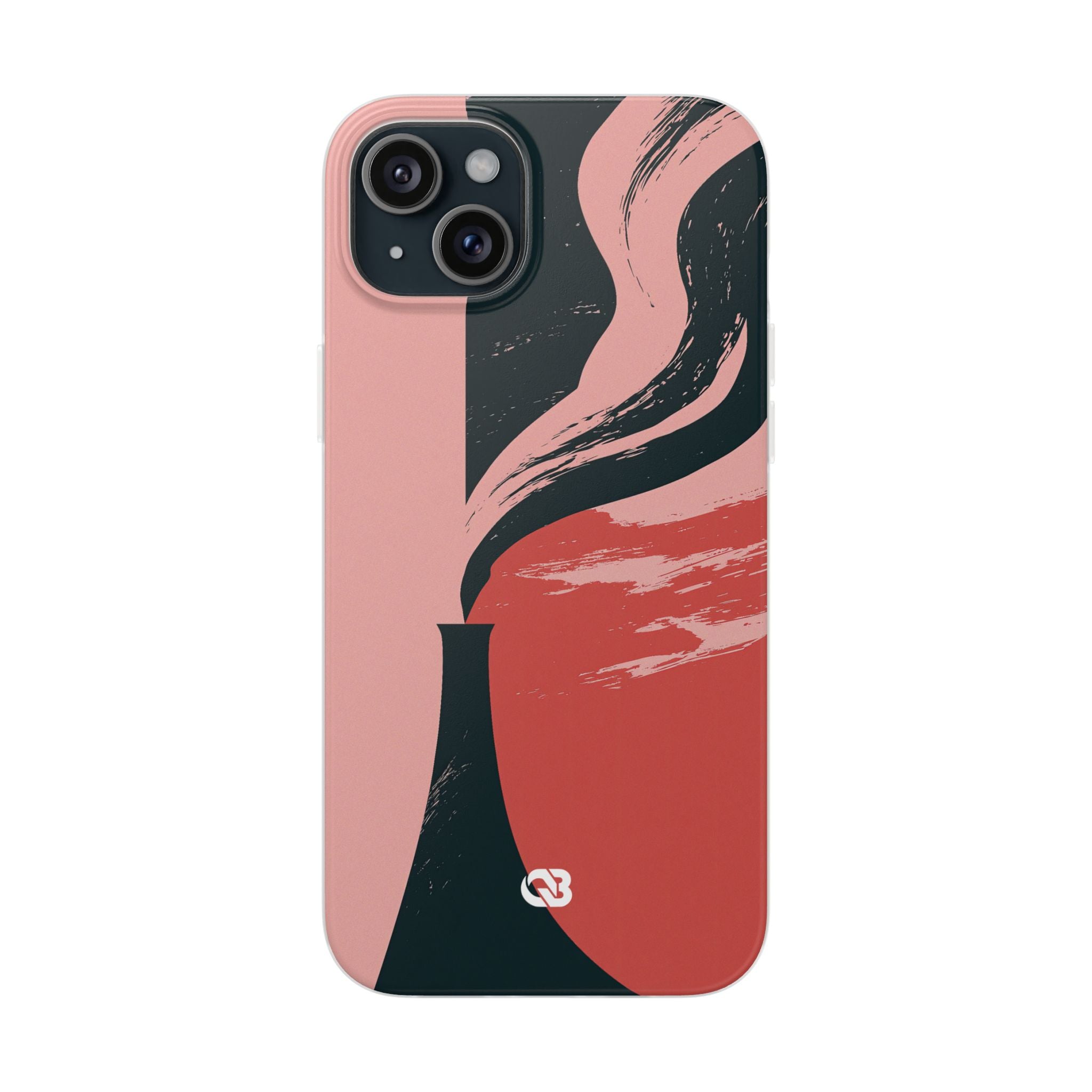 Pink Lite Phone Case for iPhone - Cinder Rose Plume