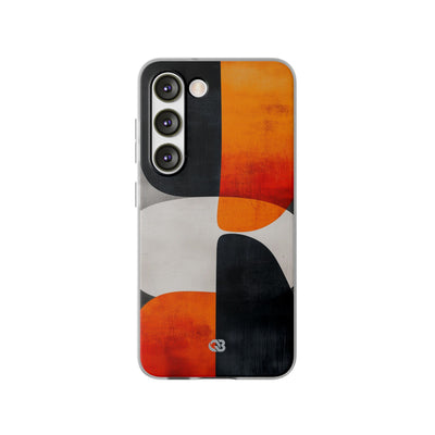 Burnt Amber Flow · Soft Phone Case for Samsung
