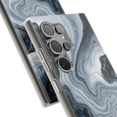 Suminagashi Ink Flow · Lite Phone Case for Samsung · Grey