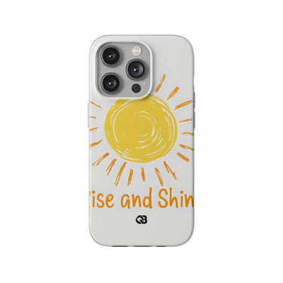 Amber Solar Glow · Soft Phone Case for iPhone