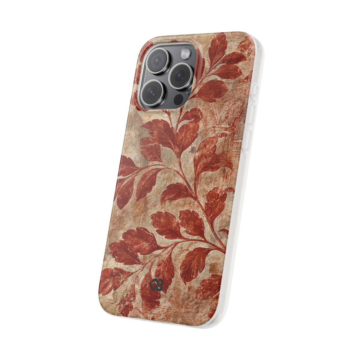 Terracotta Botanical Fresco · Lite Phone Case for iPhone ·  Red