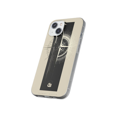 Beige Lite Phone Case for iPhone - Zenith Vector Spire