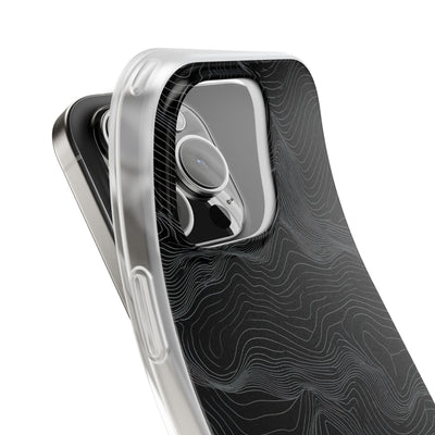 Obsidian Contour Elevation · Lite Phone Case for iPhone ·  Black