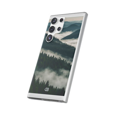Misty Pine Peaks · Soft Phone Case for Samsung