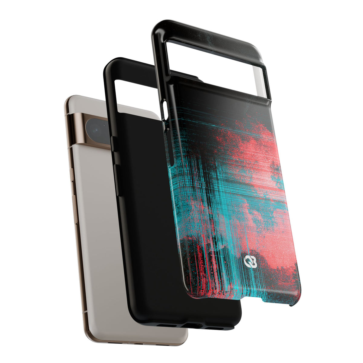 Digital Signal Drift · Tough Phone Case for Pixel ·  Black