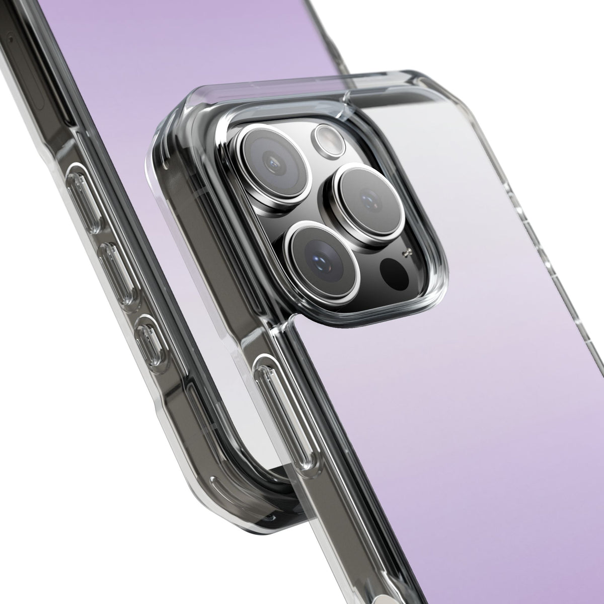 Soft Lilac · Clear Impact Magnetic Phone Case for iPhone · Purple