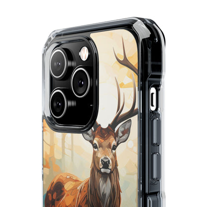 Glowing Stag iPhone 14 Pro Case - Impact - CASE•BOB