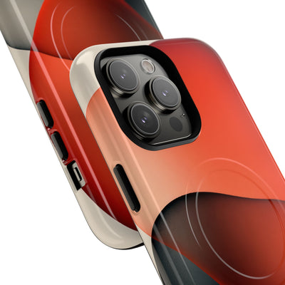 Translucent Crimson Form · Tough 2.0 Magnetic Phone Case for iPhone · Red