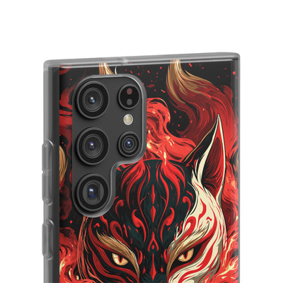 Crimson Kitsune Spirit · Lite Phone Case for Samsung · Red