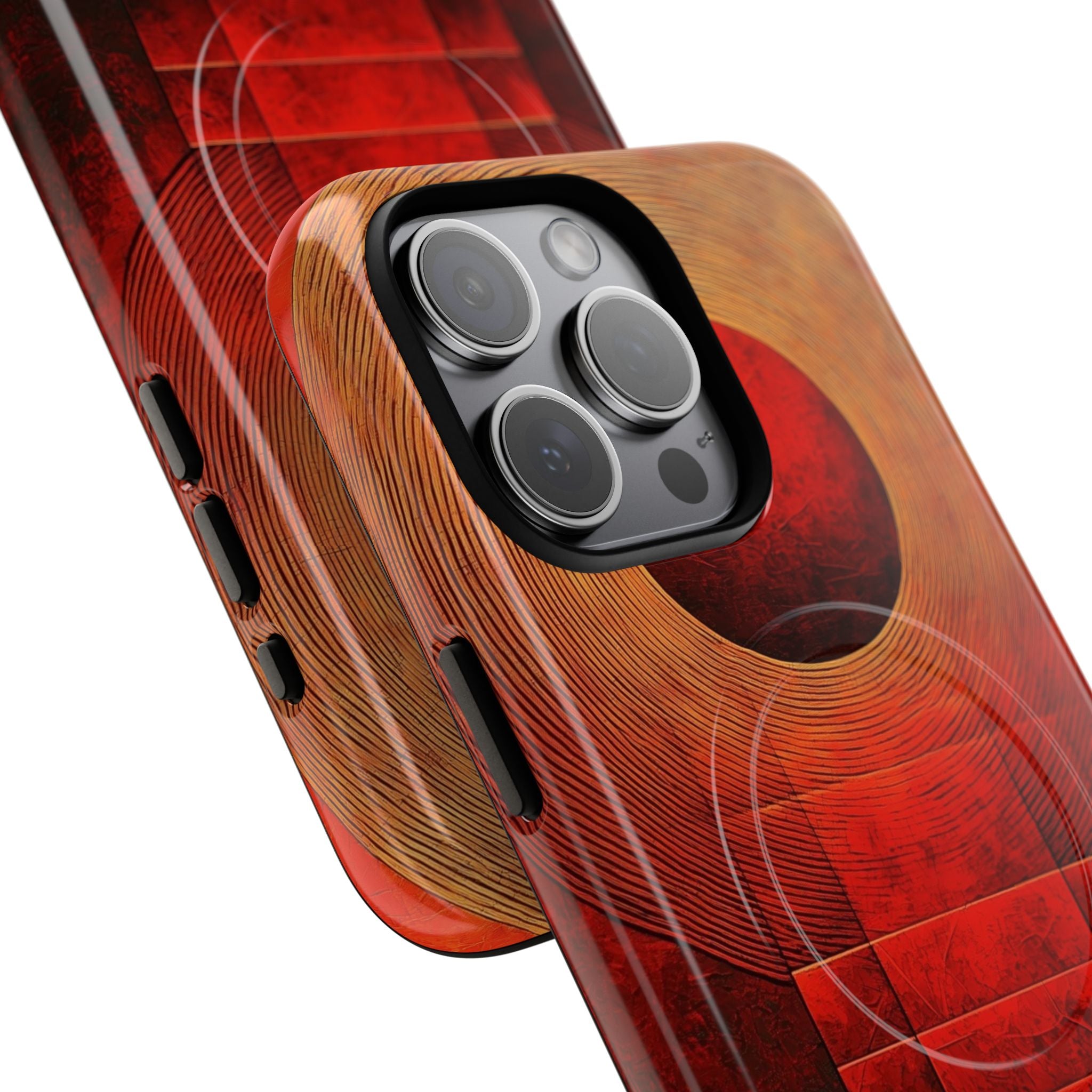 Crimson Solar Halo · Tough+ Handyhülle für iPhone · Magsafe