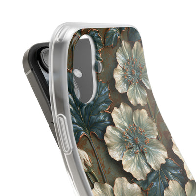 Gilded Blossom Reverie · Lite Phone Case for iPhone ·  Teal
