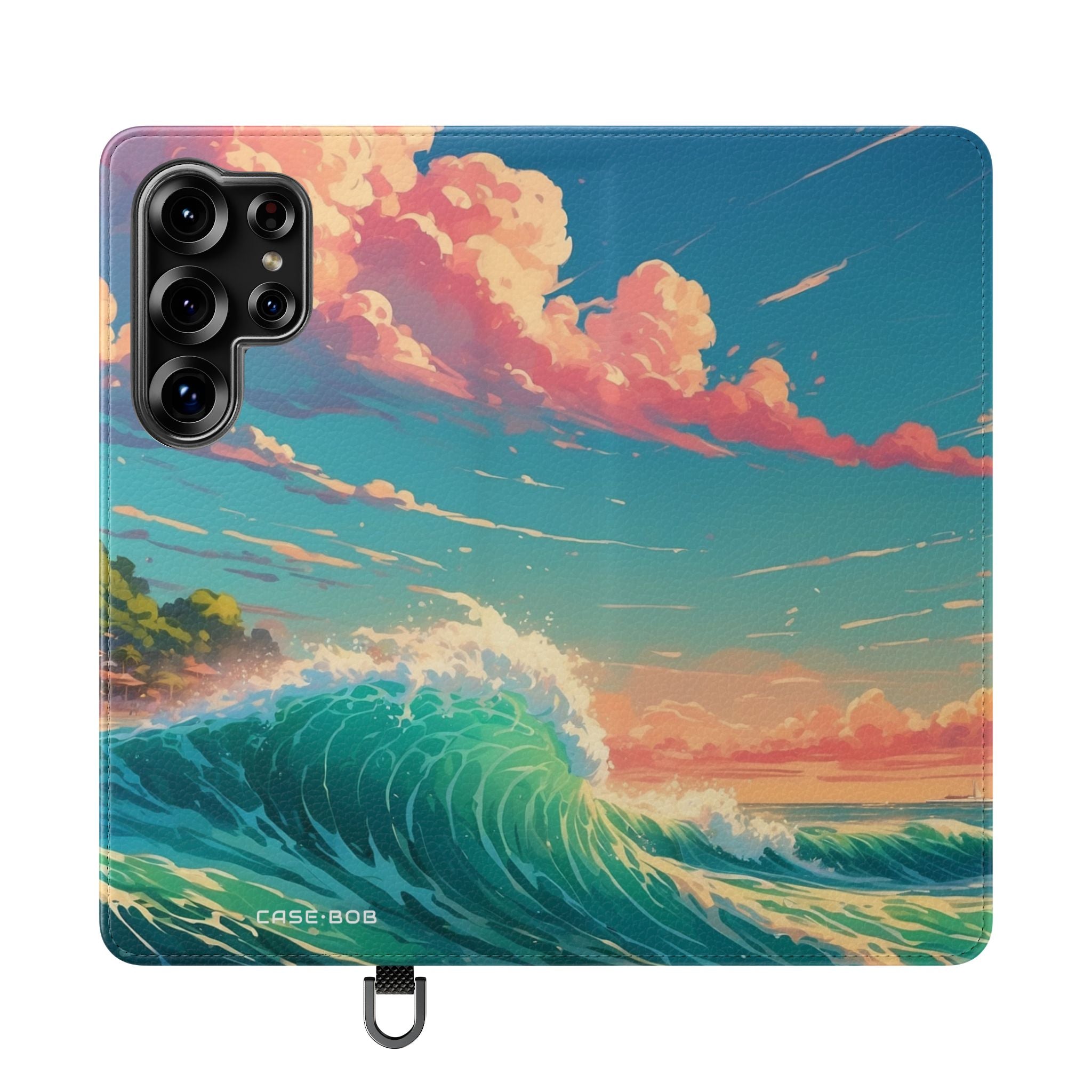 Sunset Wave - Samsung S25 Ultra Case - Lompakko