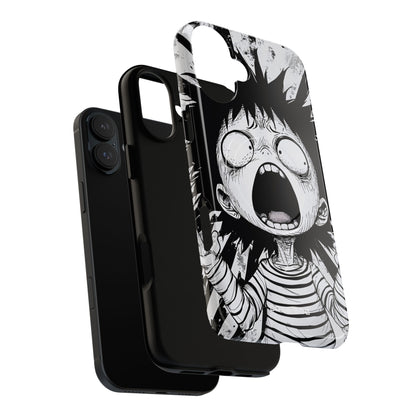 Screaming Stripes iPhone 16 Plus Case - Tough+