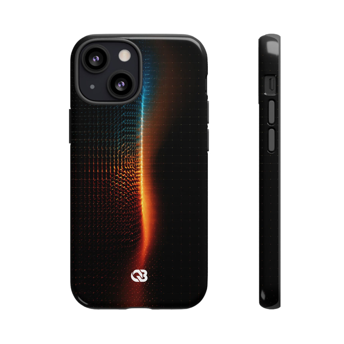 Luminous Refraction Grid · Tough Phone Case for iPhone · Black