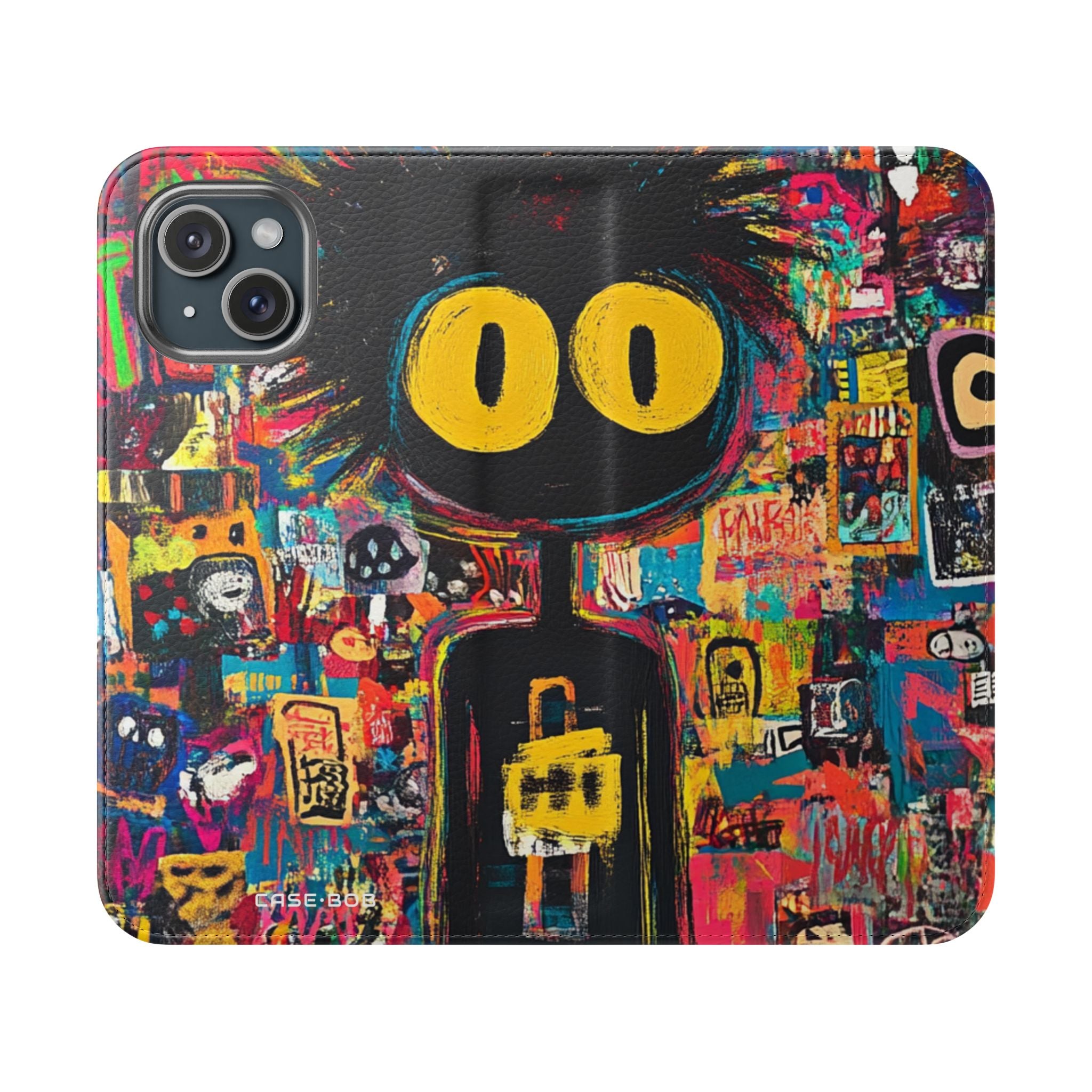 Yellow Eyes - iPhone 15 Case - Wallet