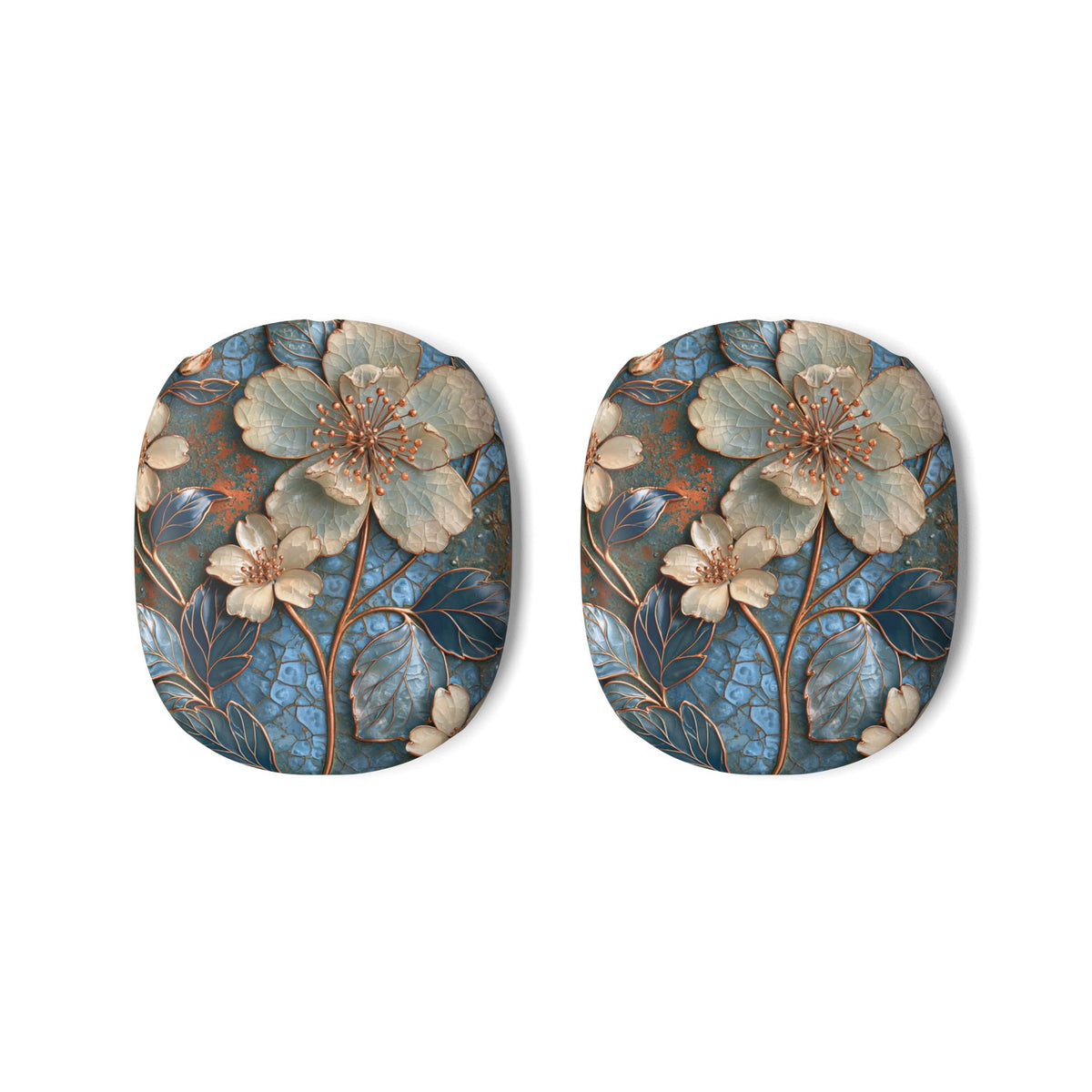 Gilded Blossom Reverie · Hard Case for AirPods Max · Teal