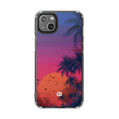 Neon Horizon Palms · Impact Phone Case for iPhone · Magsafe