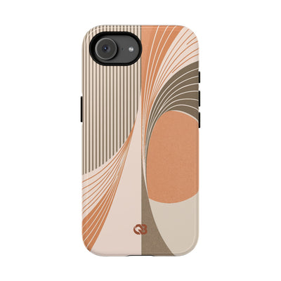 Terracotta Meridian · Tough Phone Case for iPhone · Orange