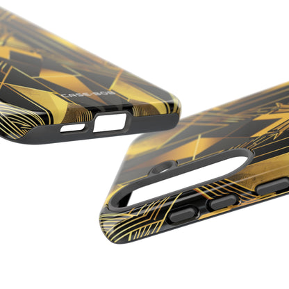 Golden Diamond Radiance Samsung S25 Plus Cover - Tough