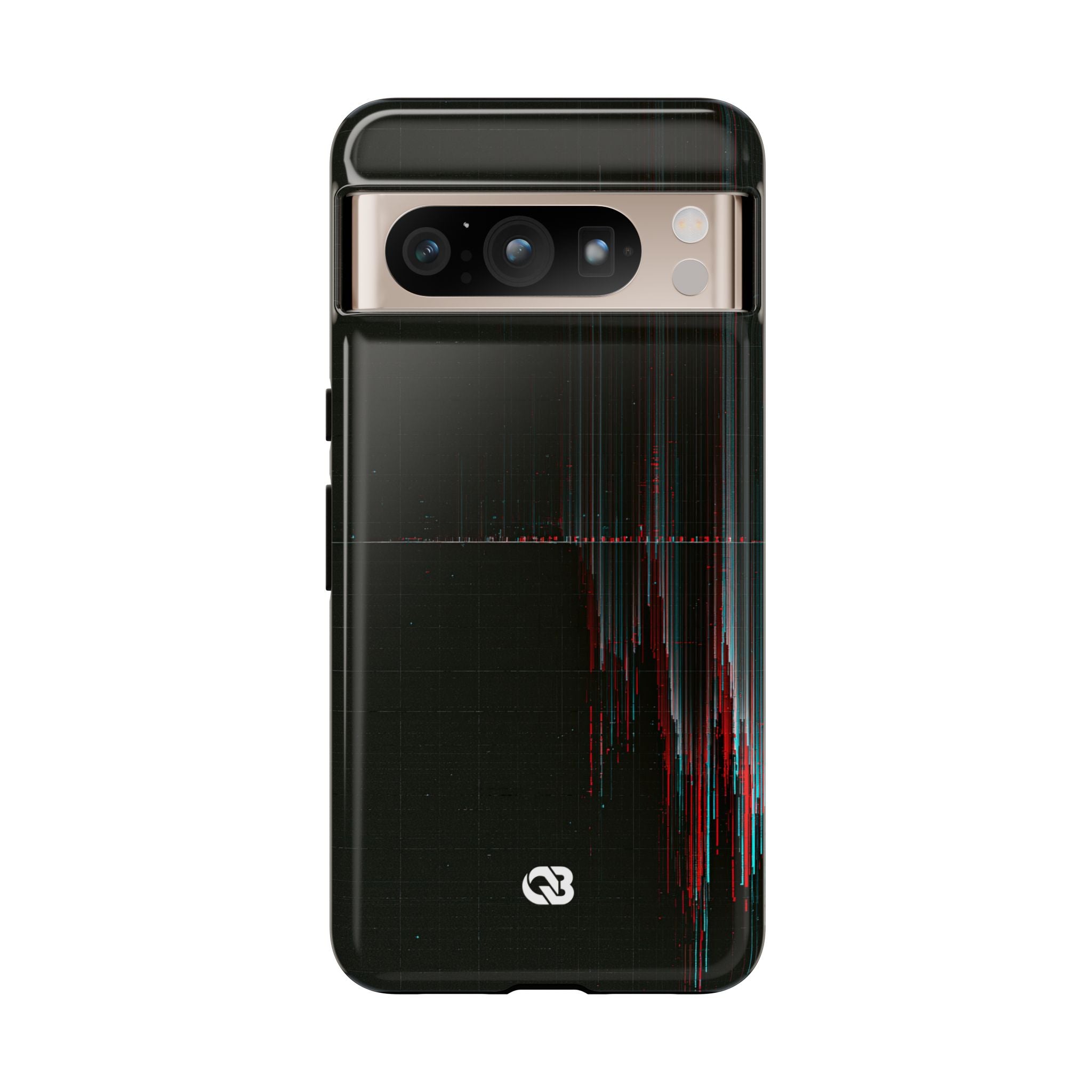 Black Tough Phone Case for Google Pixel - Corrupted Data Stream
