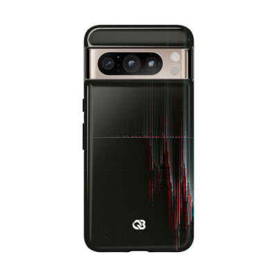 Black Tough Phone Case for Google Pixel - Corrupted Data Stream