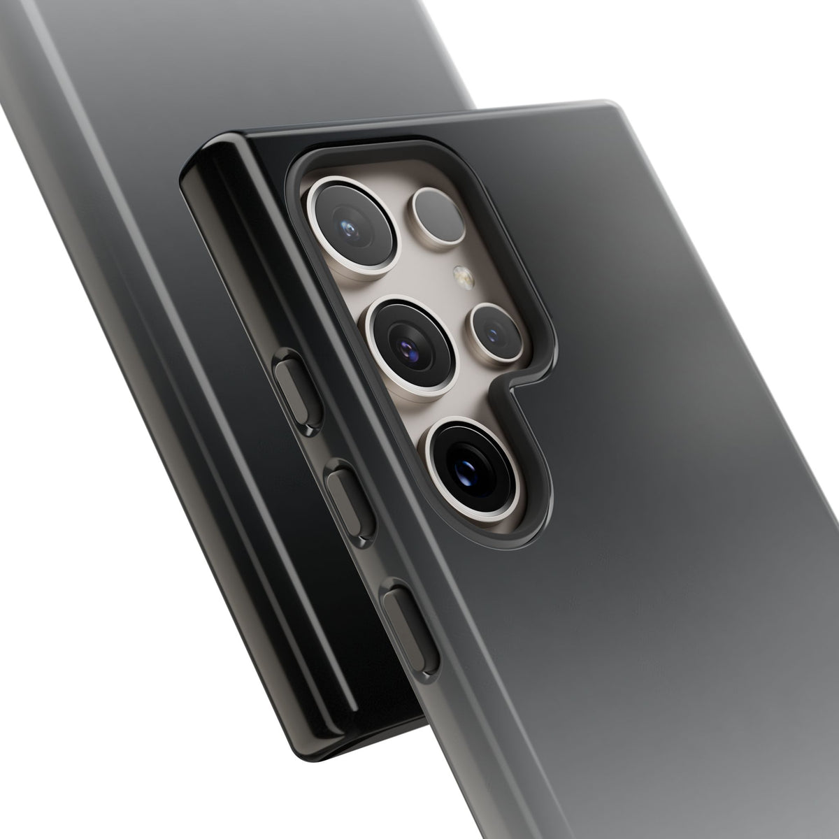 Noir Ombre Fade · Tough Phone Case for Samsung · Black