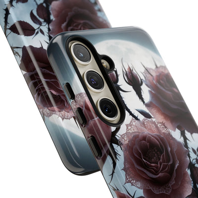 Lunar Lace Petals · Tough Coque de téléphone pour Samsung