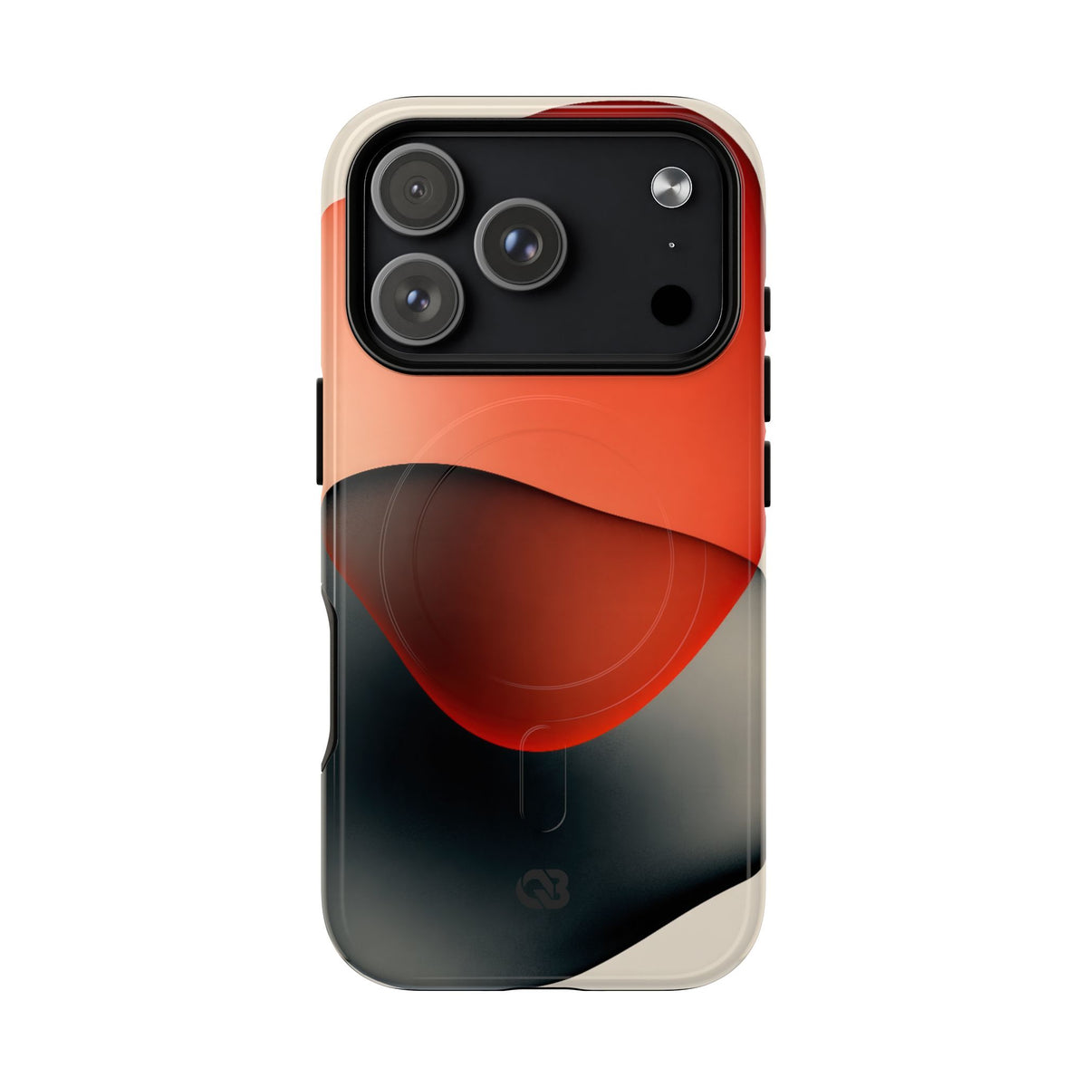 Translucent Crimson Form · Tough 2.0 Magnetic Phone Case for iPhone · Red