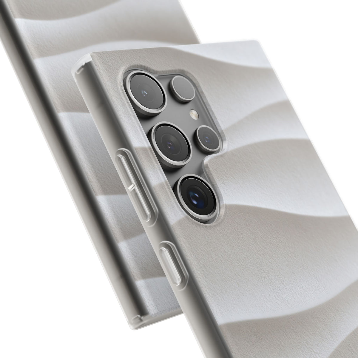 Sculpted Dune Relief · Lite Phone Case for Samsung · White