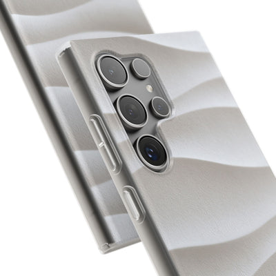 Sculpted Dune Relief · Lite Phone Case for Samsung · White