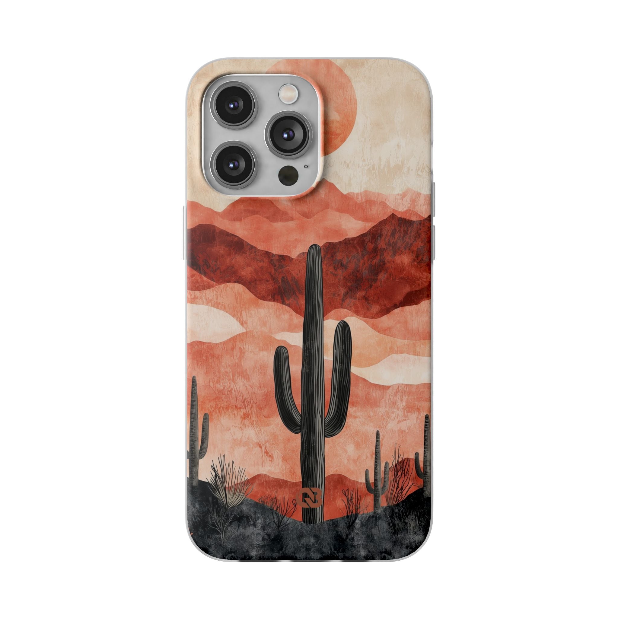 Terracotta Desert Sun · Soft Handyhülle für iPhone