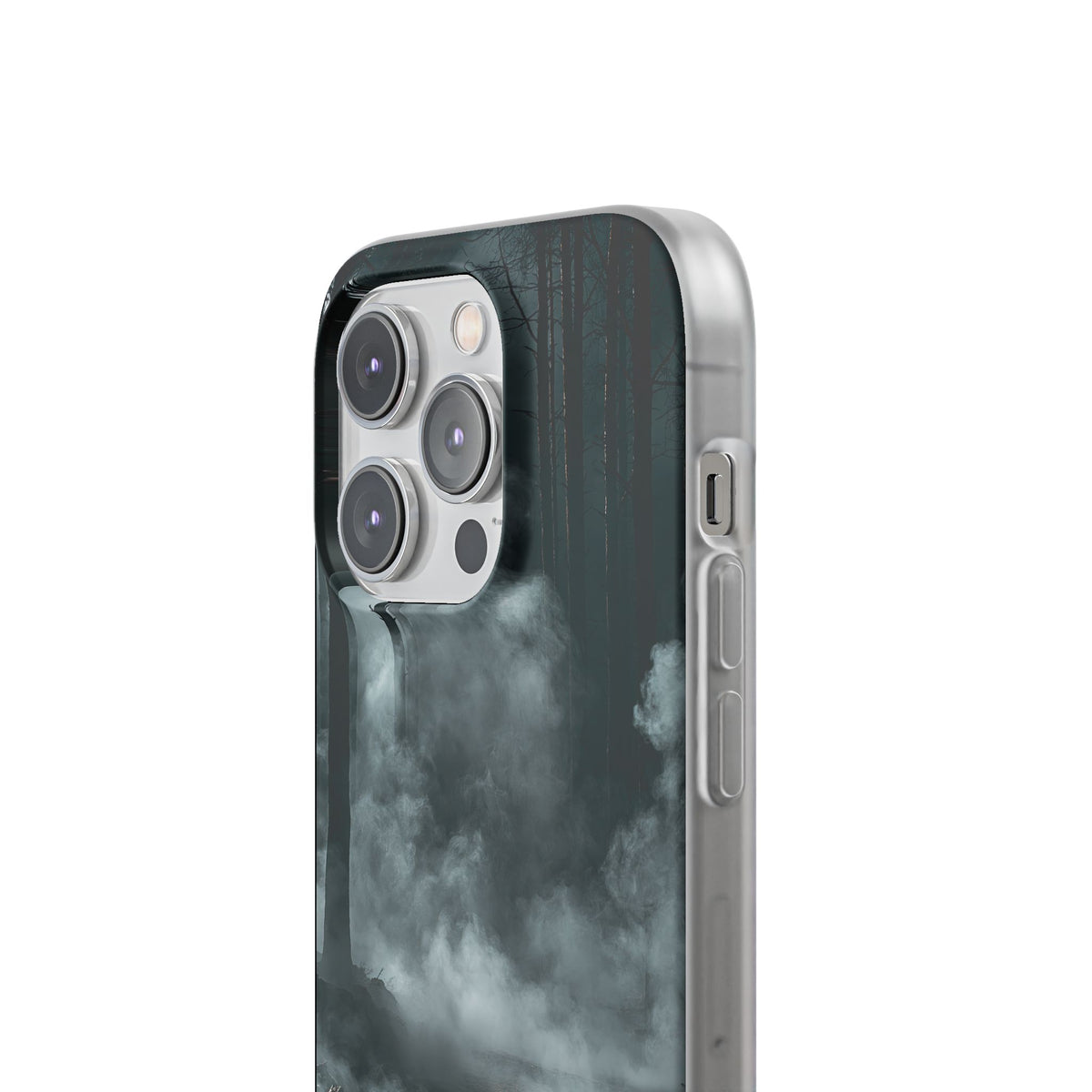 Shadowed Pine Mist · Lite Phone Case for iPhone ·  Black