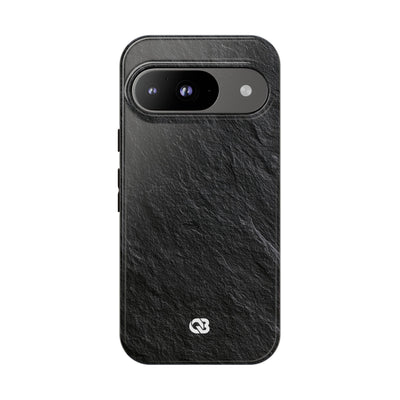 Black Tough Phone Case for Google Pixel - Raw Obsidian Slate
