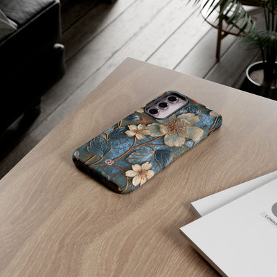 Gilded Blossom Reverie · Tough Phone Case for Samsung · Teal