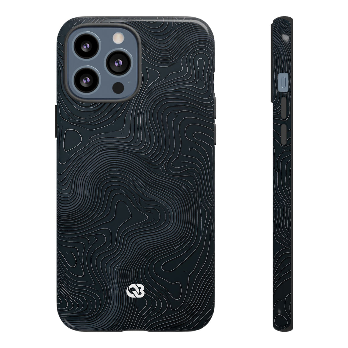 Obsidian Elevation · Tough Phone Case for iPhone · Black