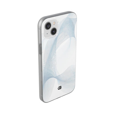 White Lite Phone Case for iPhone - Arctic Line Current