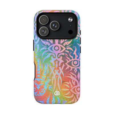Chromatic Mystic Sigil · Tough 2.0 Magnetic Phone Case for iPhone · Blue
