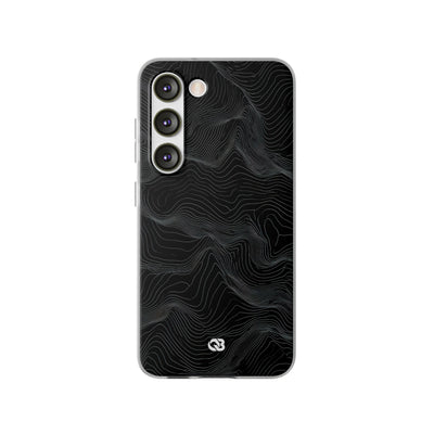 Obsidian Contour Elevation · Lite Phone Case for Samsung · Black