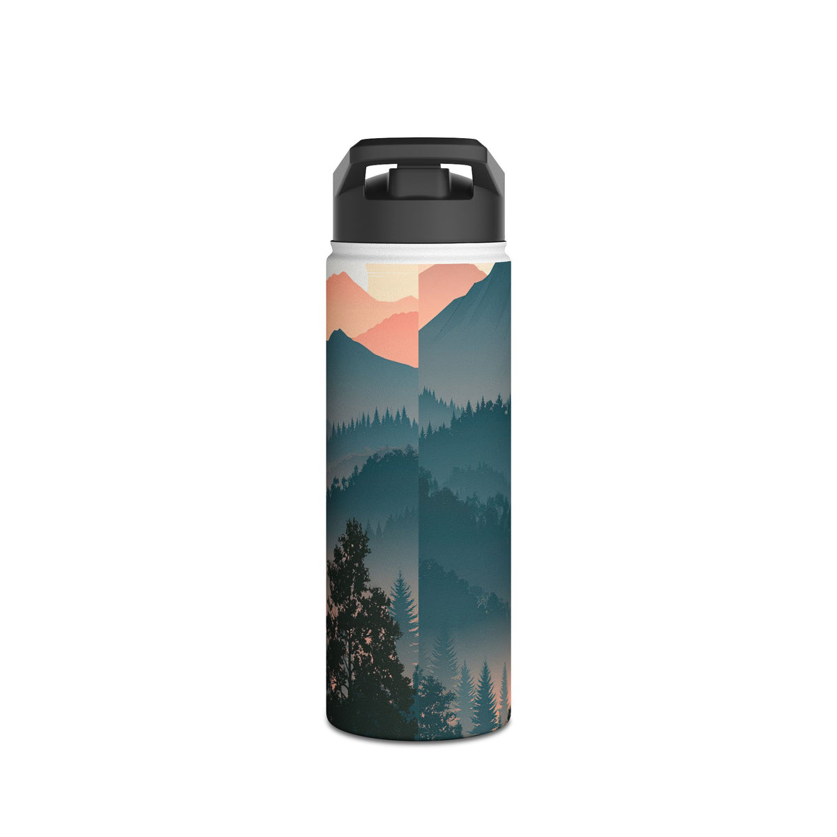 Misty Pine Summit · Insulated Water Bottle · Green