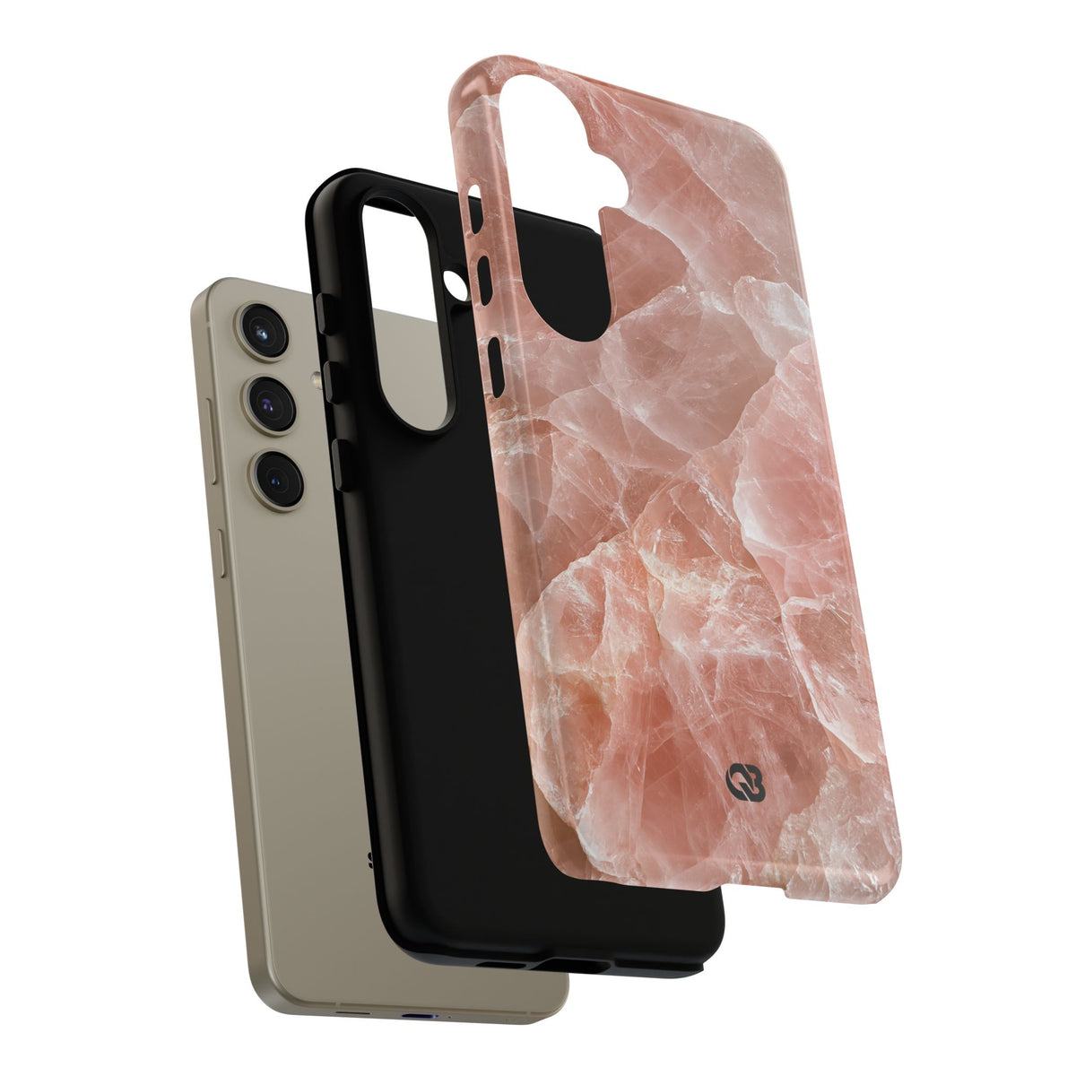 Rose Quartz Facet · Tough Phone Case for Samsung · Pink