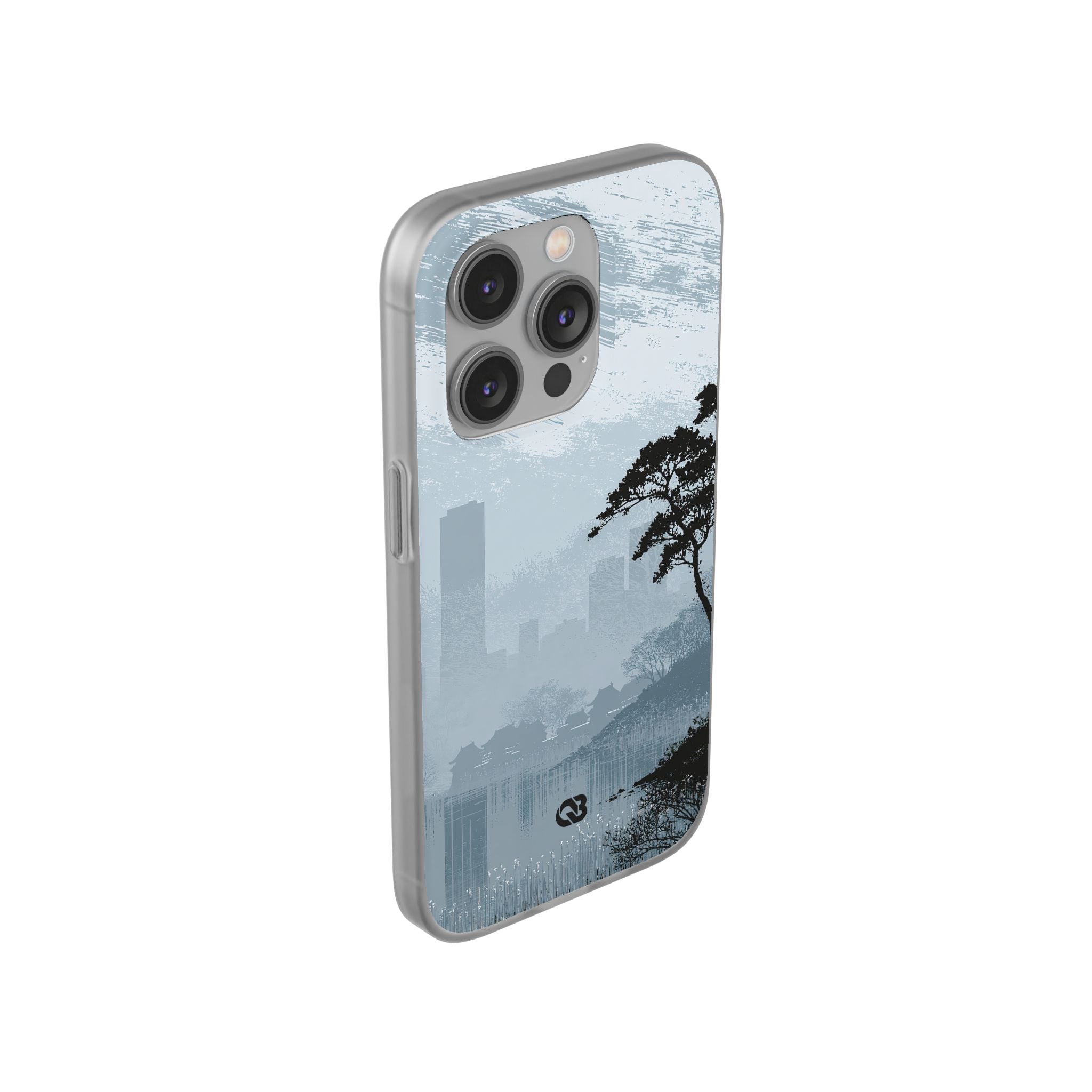 Grey Lite Phone Case for iPhone - Steel Slate Zen