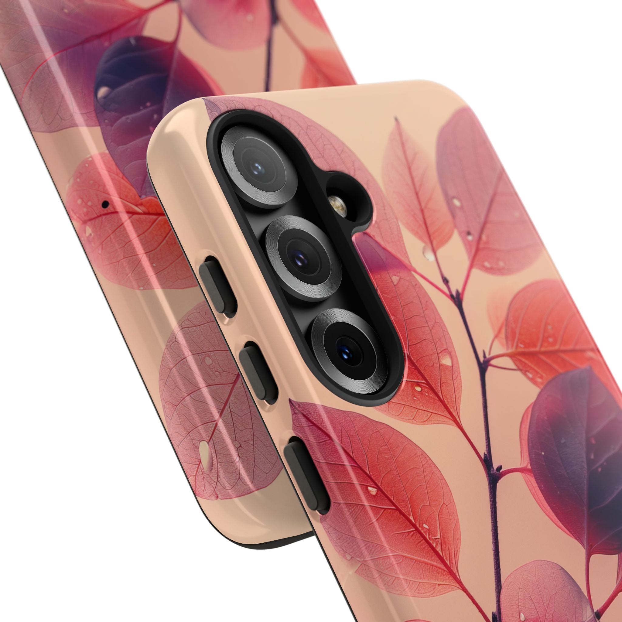 Dewy Magenta Foliage · Tough Phone Case for Samsung