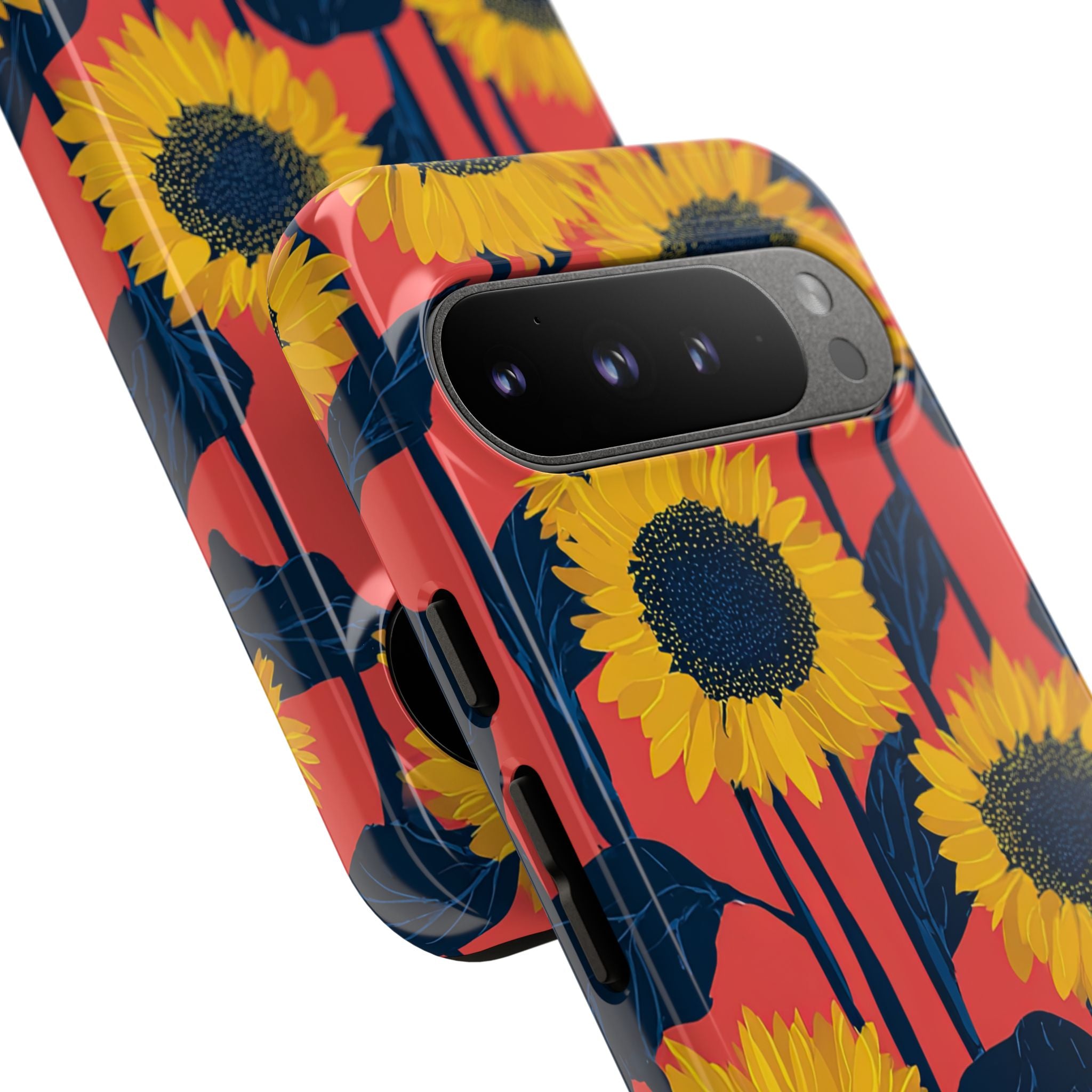 Solar Navy Bloom · Tough Phone Case for Google Pixel
