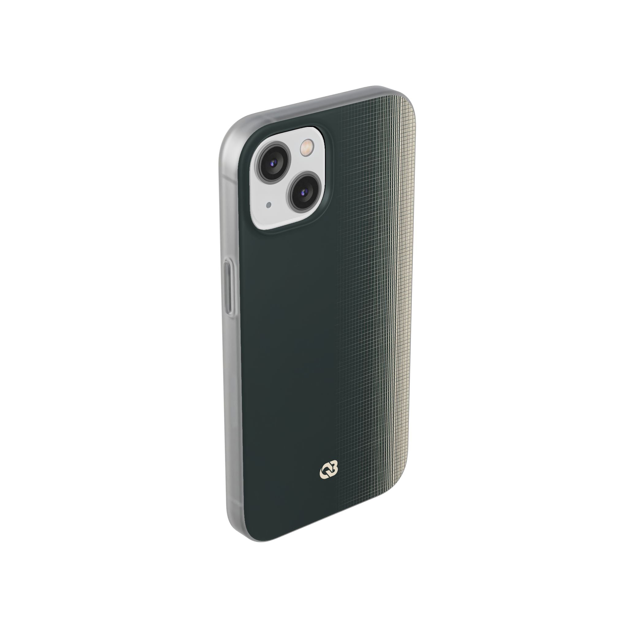 Grey Lite Phone Case for iPhone - Charcoal Tech Grid