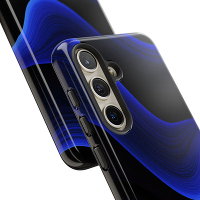 Cobalt Ridge Waves · Tough Phone Case for Samsung · Blue