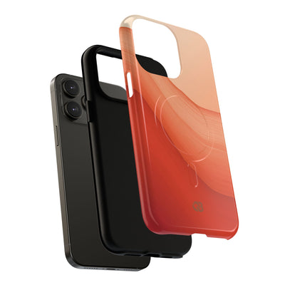 Terracotta Flow · Tough 2.0 Magnetic Phone Case for iPhone · Orange