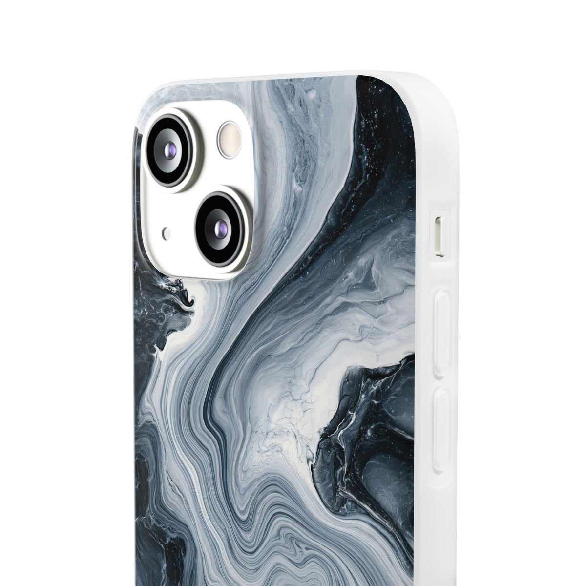 Suminagashi Ink Flow · Lite Phone Case for iPhone ·  Grey
