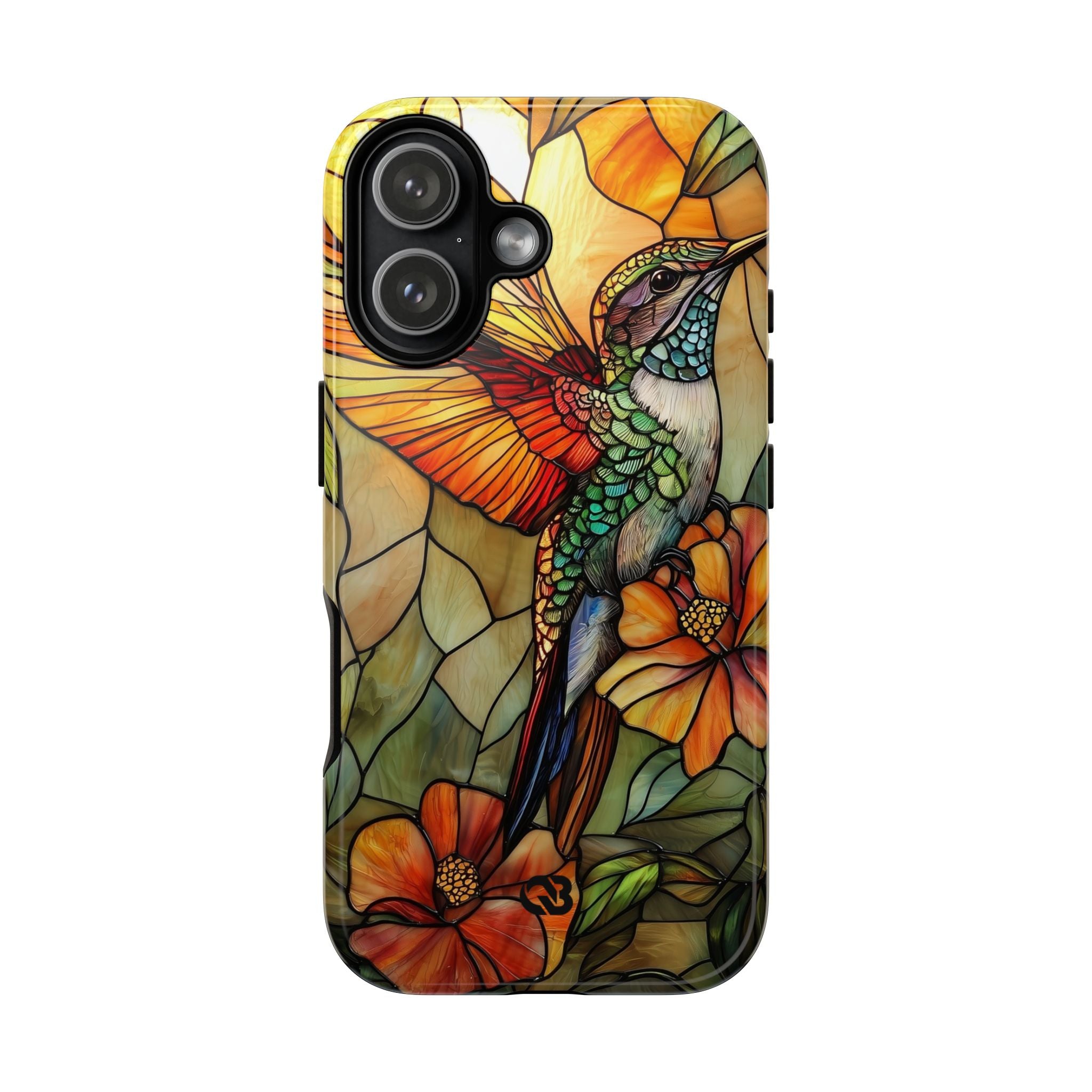 Amber Glass Hummingbird · Tough Phone Case for iPhone